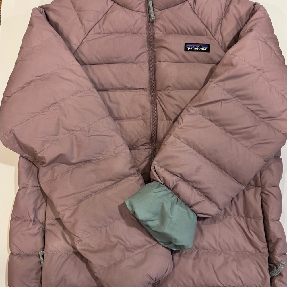 Patagonia Down Quilted Jacket in Mauve
